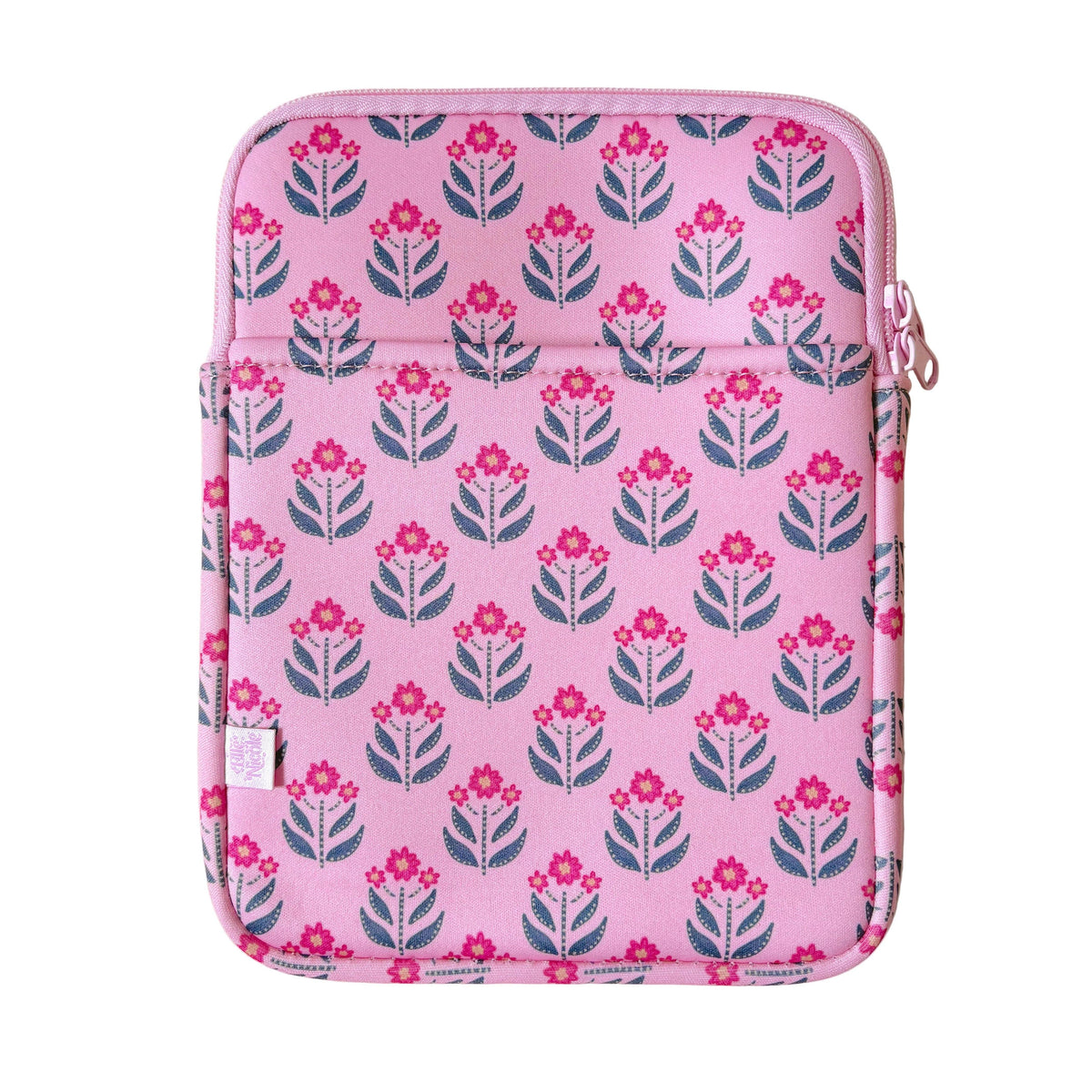 E-reader / Book Sleeve - Whimsy Floral Block Print