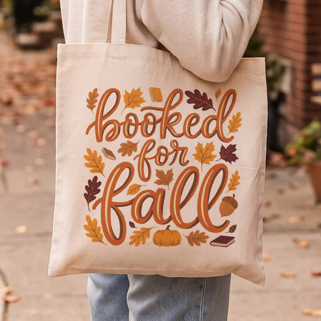 Booked For Fall Canvas Tote Bag