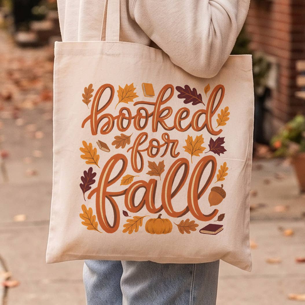 Booked For Fall Canvas Tote Bag