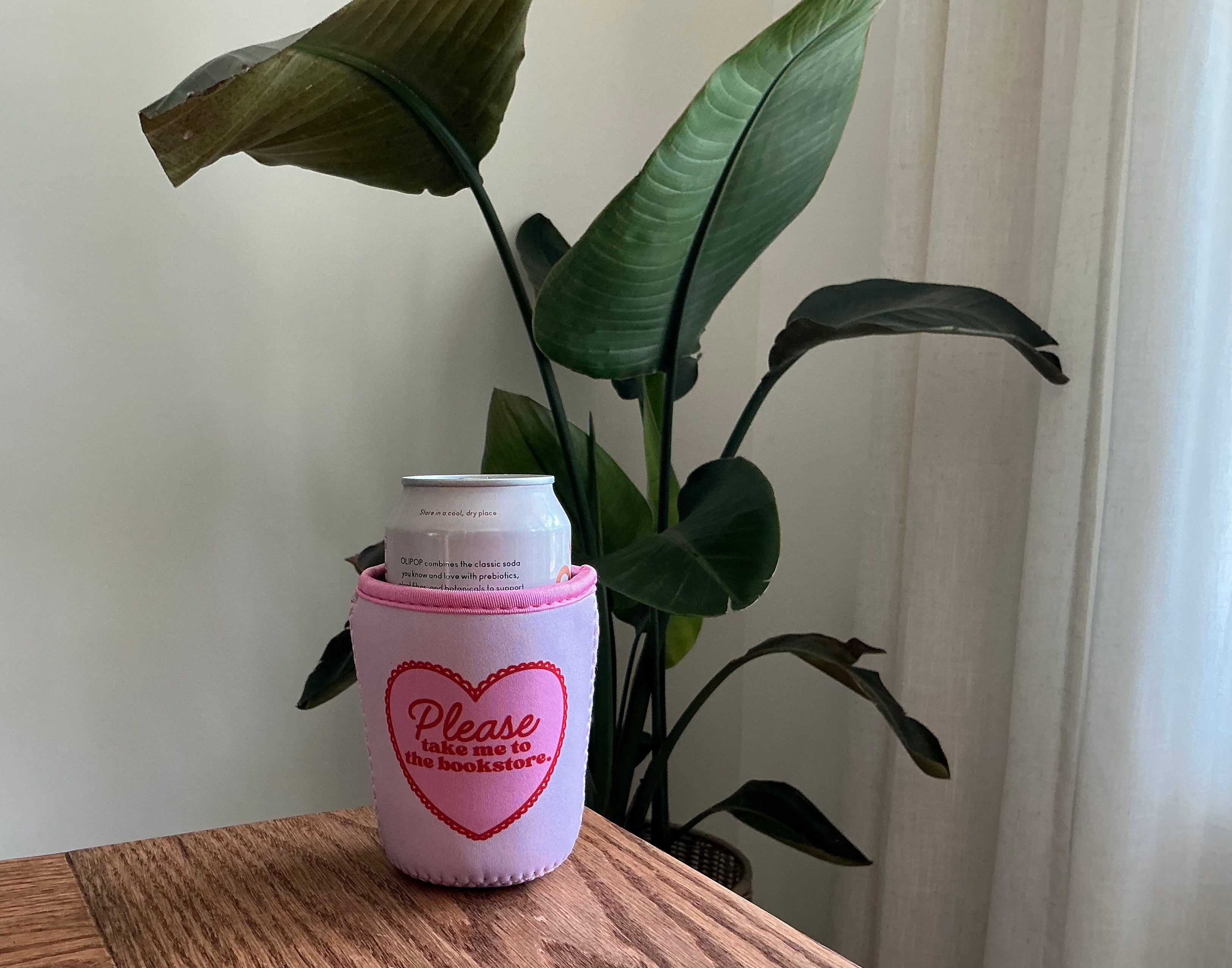 Please Take Me to the Bookstore Drink Sleeve