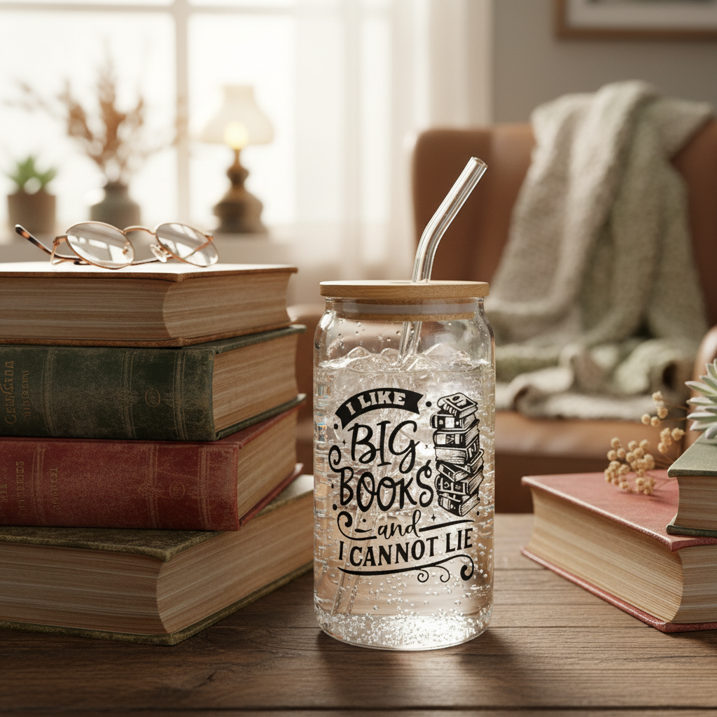 Big Books tumbler with books