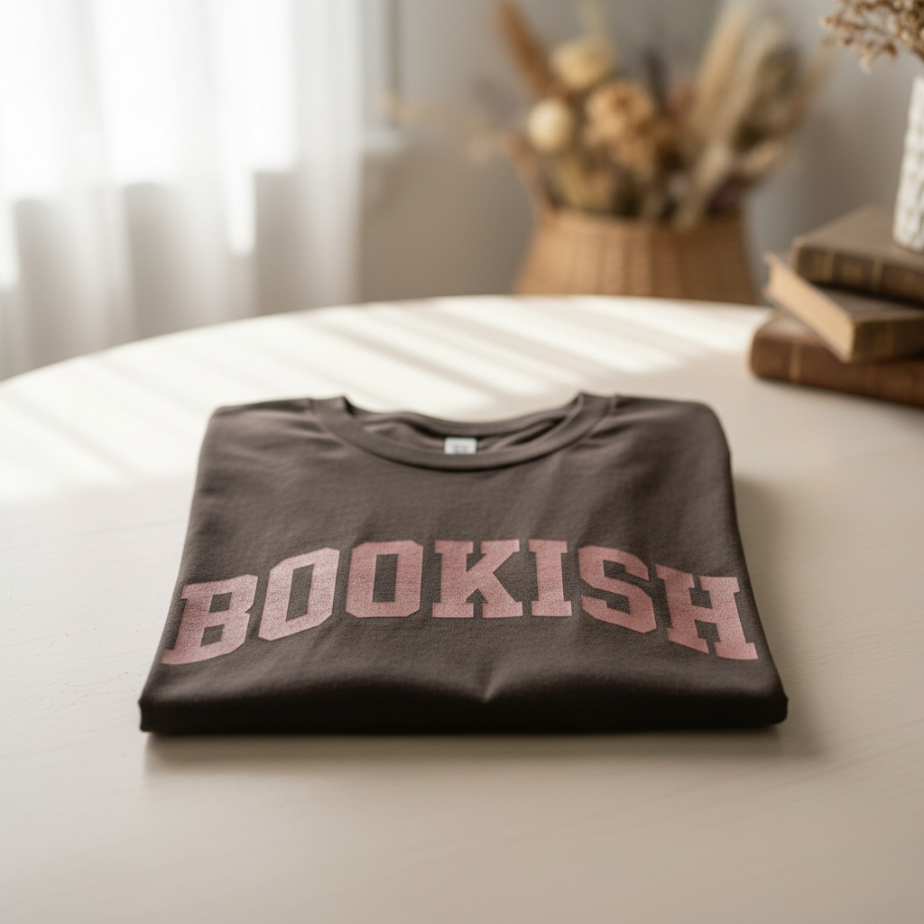 BOOKISH t-shirt folded
