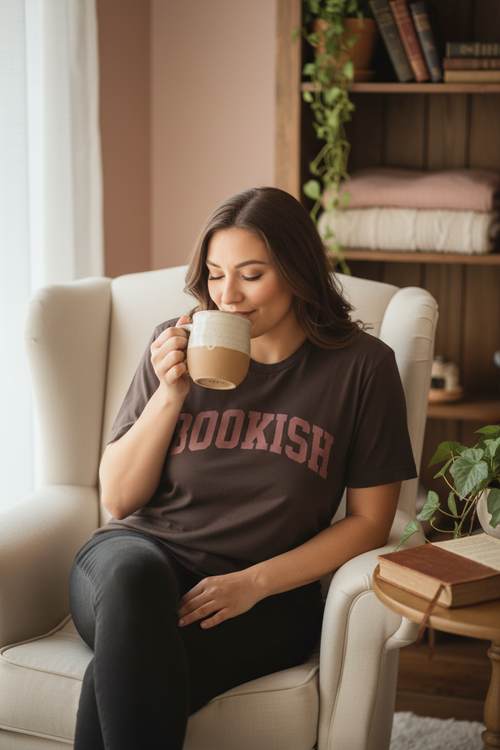 BOOKISH t-shirt on model