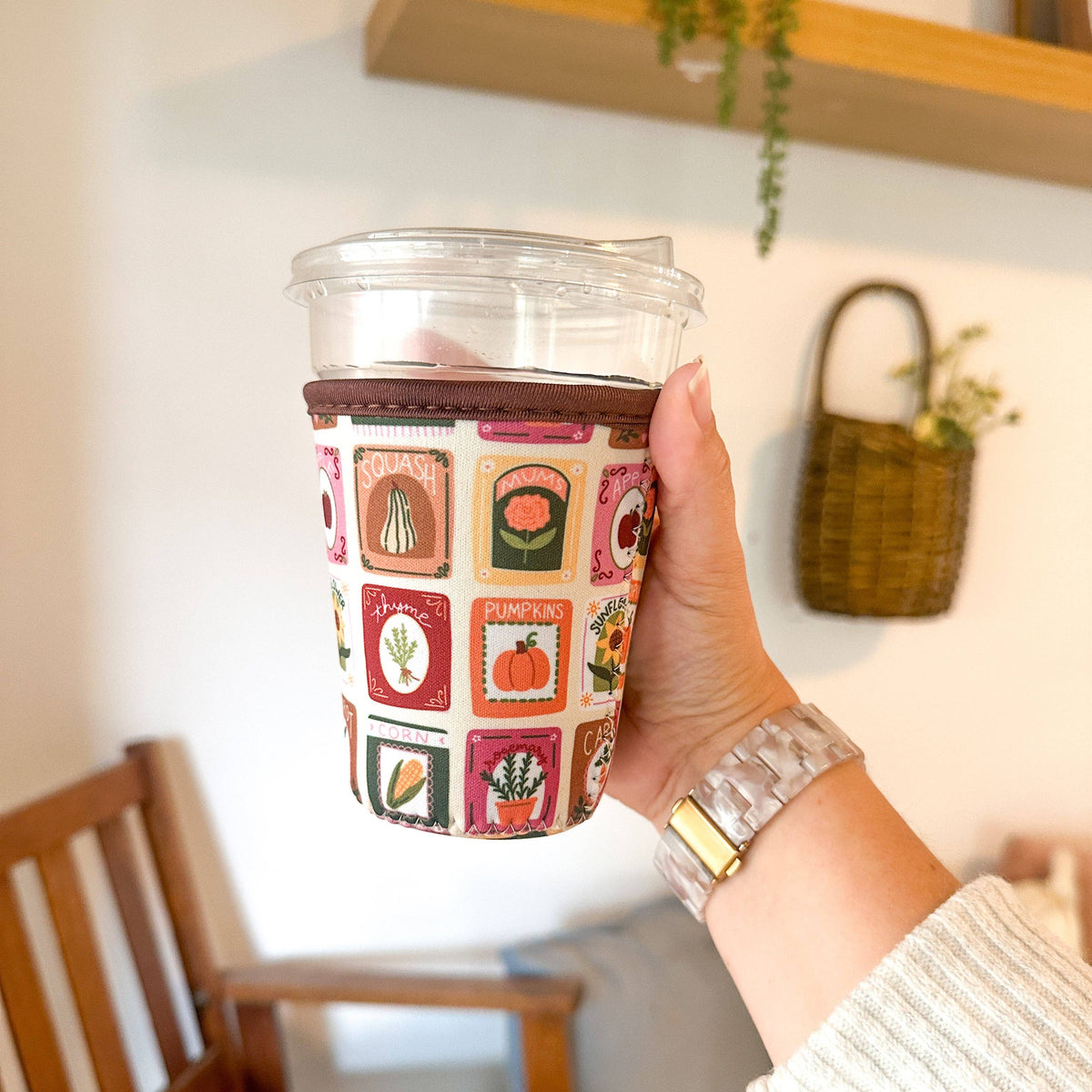 Autumn Harvest Reusable Coffee Sleeve