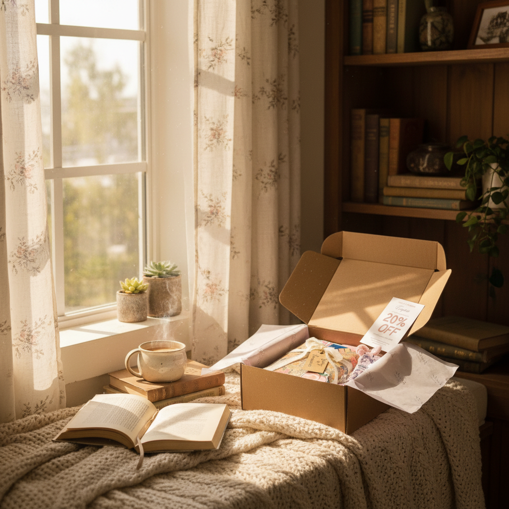 Mini box reading nook