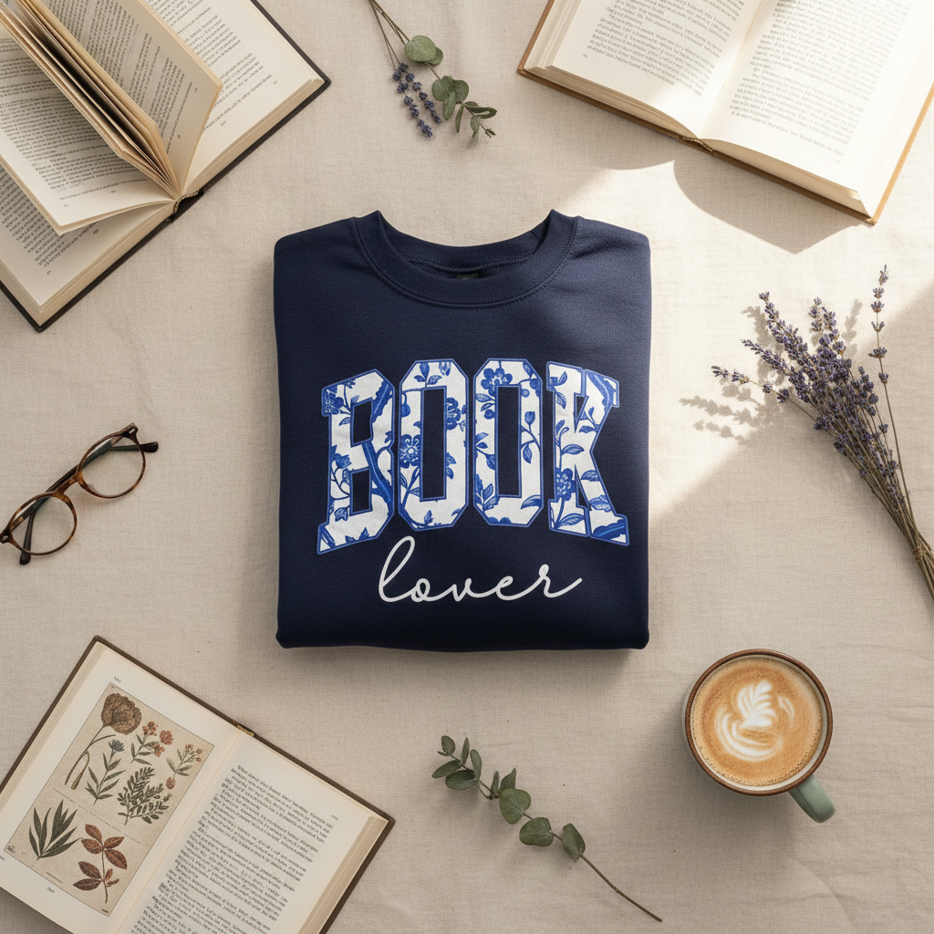 Navy flat lay